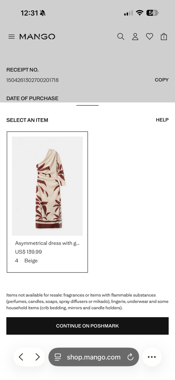 Asymmetrical dress with gathered body